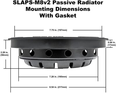 Foto 7 | Radiador De Graves Pasivo Earthquake Sound Slaps-m8v2 De 8 Pulgadas - Venta Internacional.