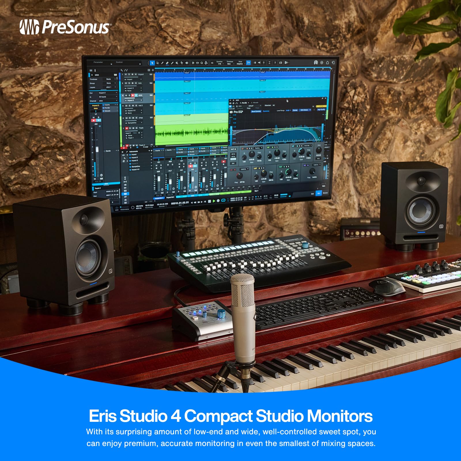 Foto 4 | Monitor De Estudio Presonus Eris Studio 4 De 4,5 Pulgadas Y 2 Vías - Venta Internacional.