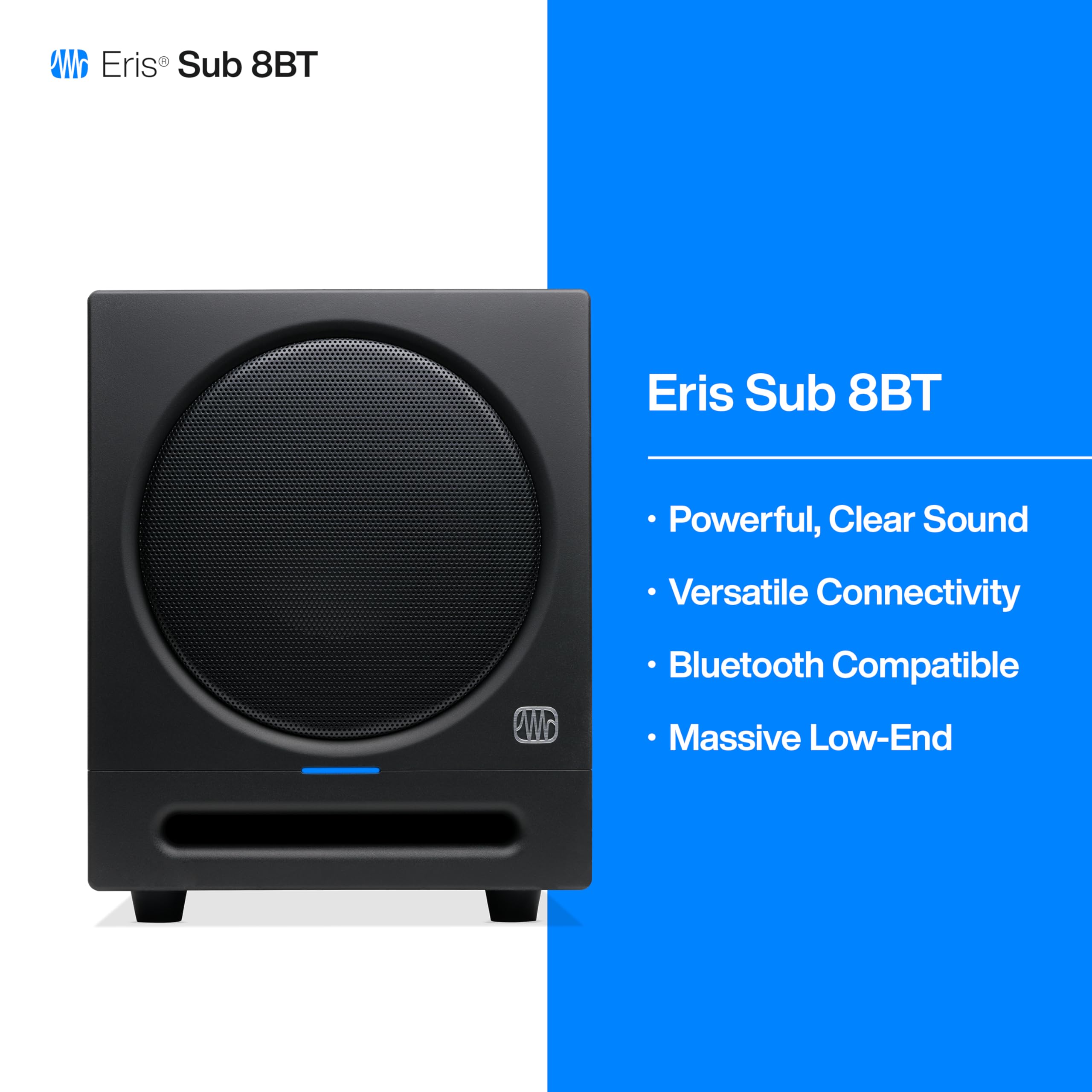Foto 3 pulgar | Subwoofer Con Alimentación Presonus Eris Sub 8bt Bluetooth De 8 Pulgadas - Venta Internacional.