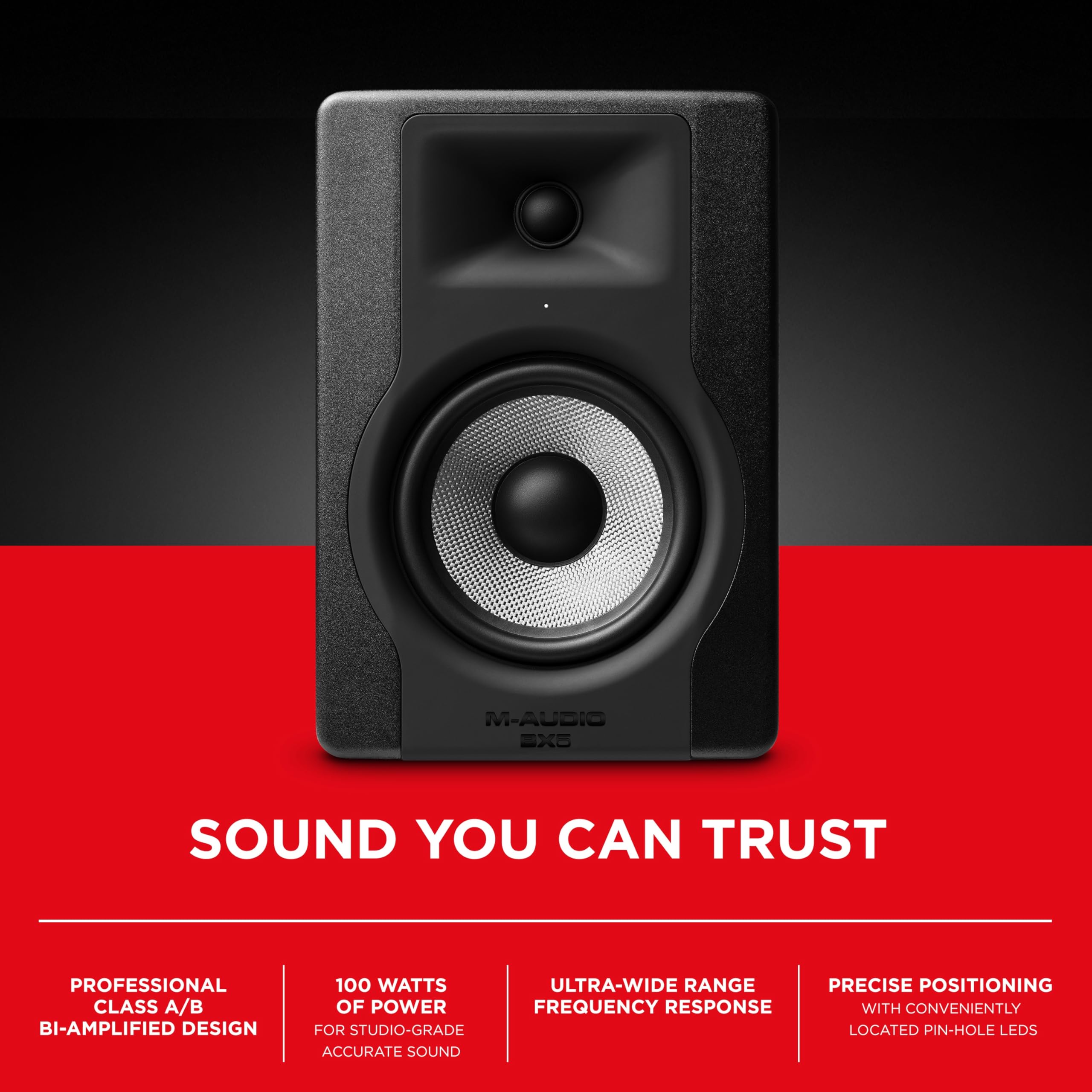 Foto 2 | Altavoz Monitor De Estudio M-audio Bx5 100 W 5 Pulgadas Negro - Venta Internacional.