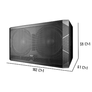 Foto 2 | Subwoofer Amplificado Doble 18 Dsp 800w Prometheus Steelpro