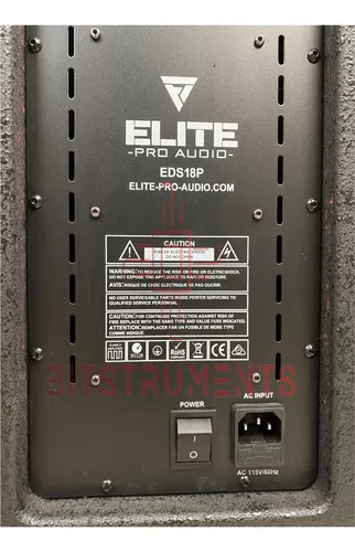 Foto 5 pulgar | Bocina Subwoofer Elite Eds18p 1500w. Dj Audio Profesional!