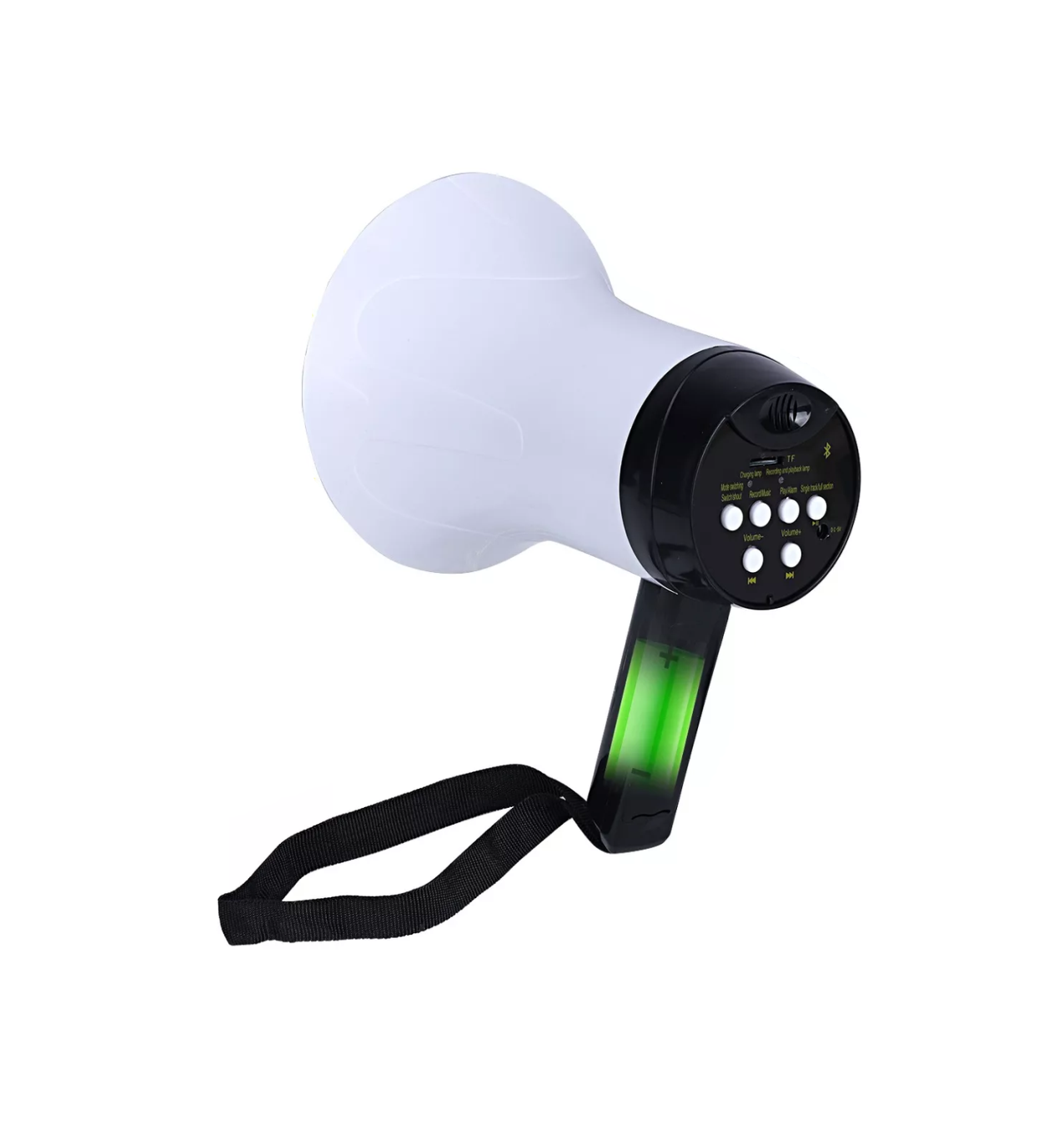 Foto 2 pulgar | Megáfono Bluetooth con Grabador y Reproductor Usb Blanco