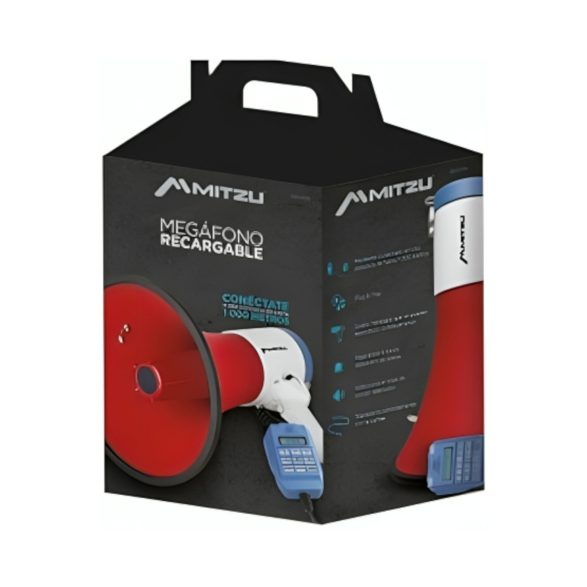 Foto 4 | Megáfono Mitzu Meg-675rd Bluetooth Grabador 1,000 m de Alcance