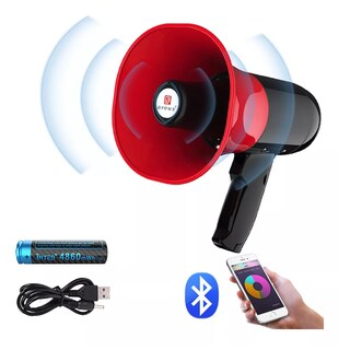 Foto 2 | Megáfono Recargable USB con Grabador Y Sirena Bluetooth Eo Safe Imports Esi-13027 Multicolor