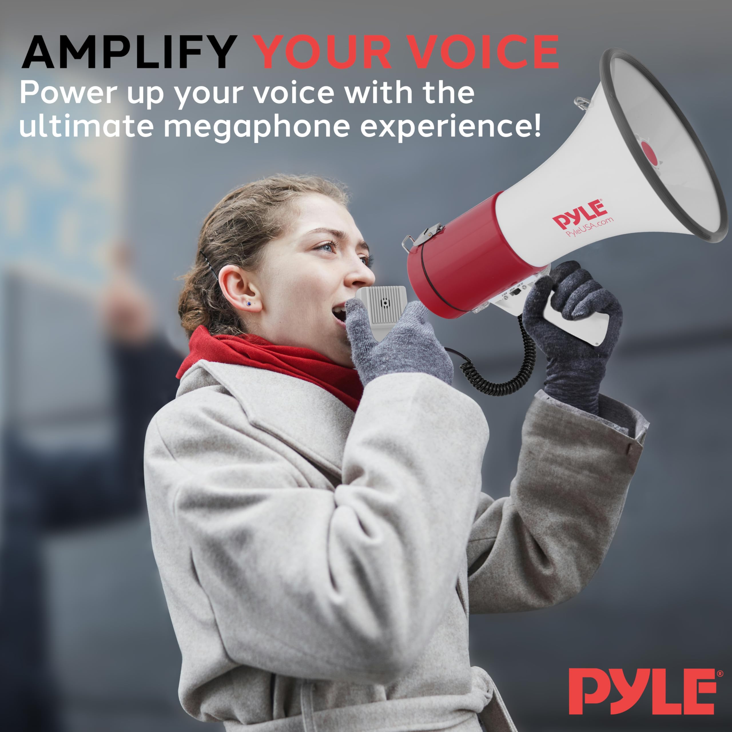 Foto 6 | Megáfono Portátil Pyle Pmp52bt 50 W 1200y - Venta Internacional