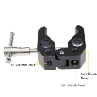 Foto 5 | Pinza Tipo Cangrejo Camvate Con Rosca 5/8-27 Para Micrófonos - Venta Internacional.