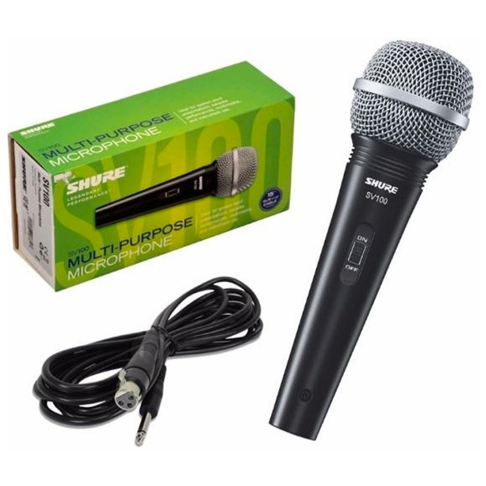 Foto 3 pulgar | Micrófono Profesional Shure SV100 con Interruptor de Encendido en Negro
