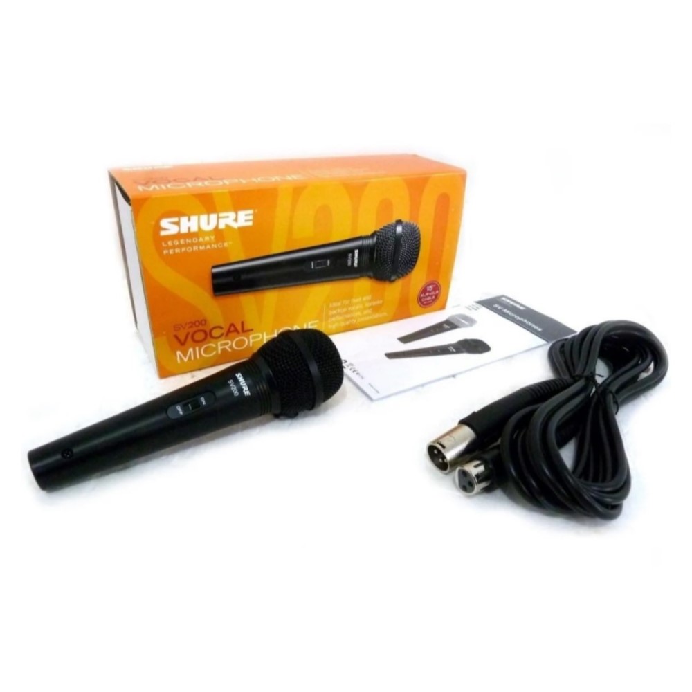 Foto 3 pulgar | Micrófono para Voz Shure con Interruptor de Encendido Negro