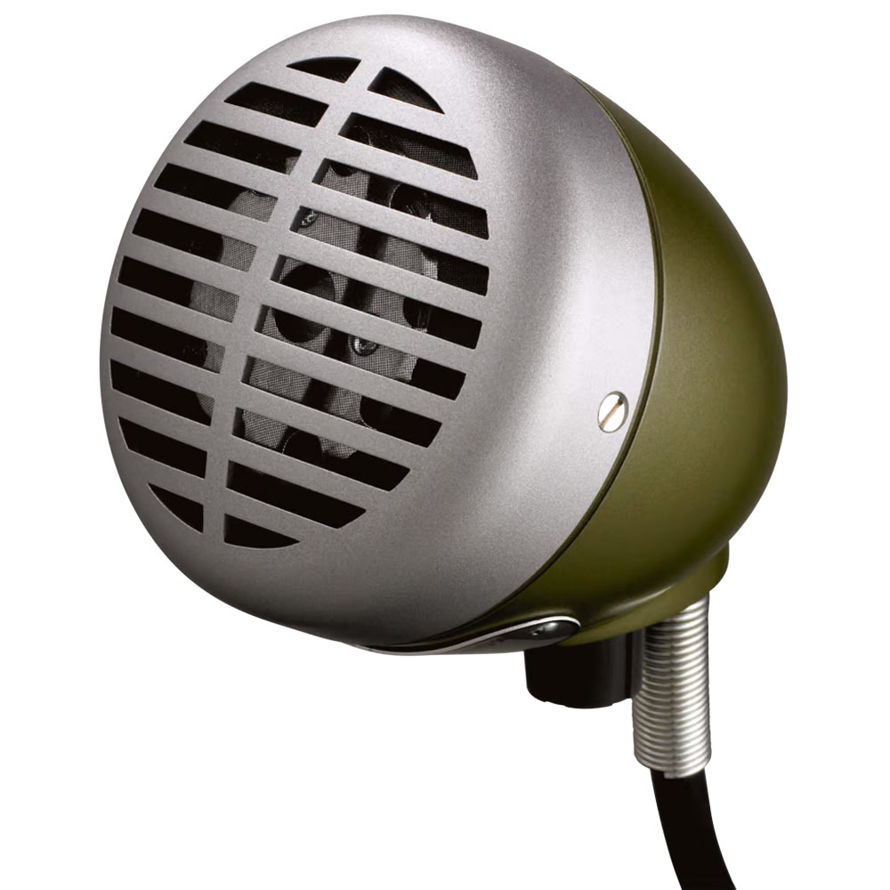 Micrófono para Armónica Shure 520dx Bala Verde