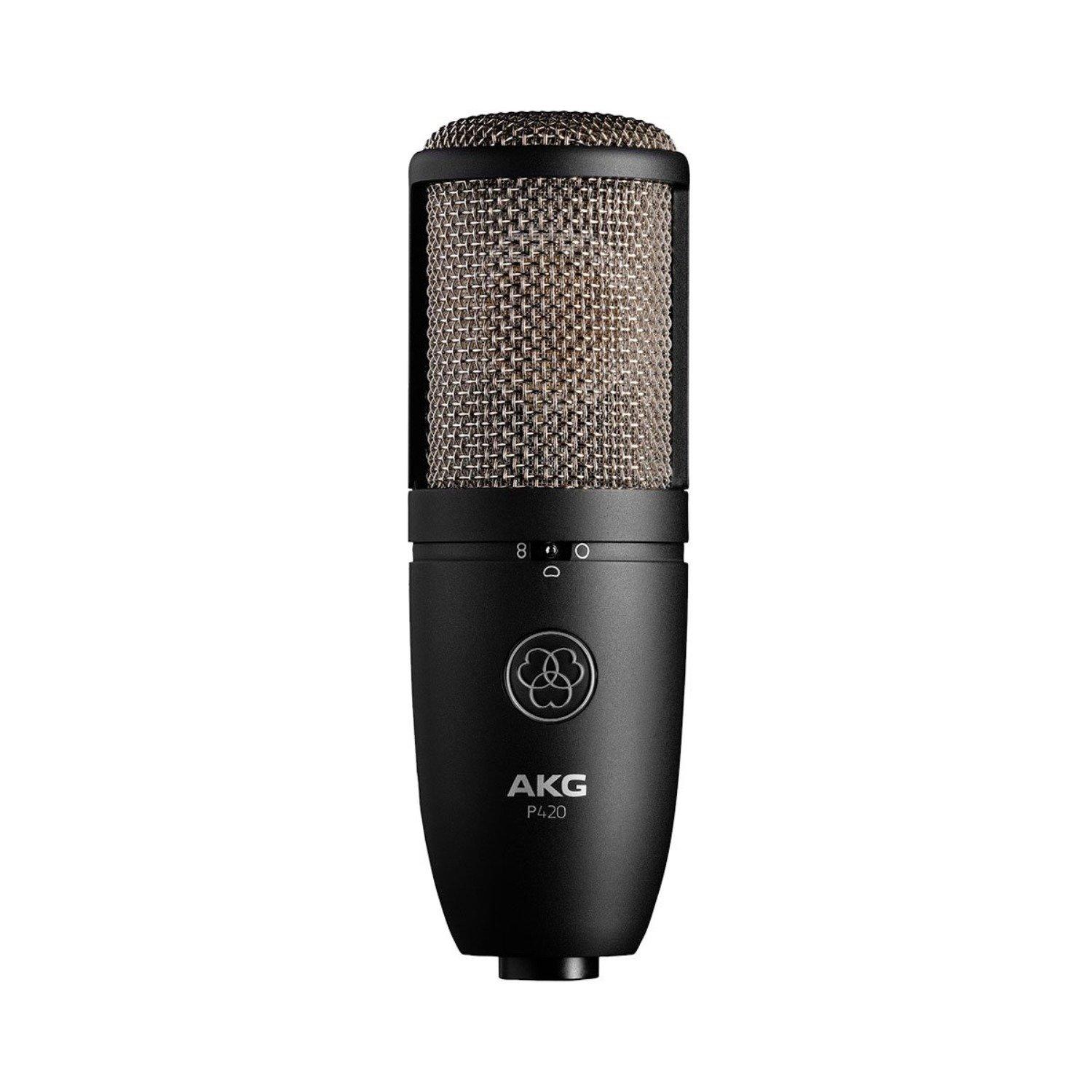 Micrófono Condensador Estudio Akg P420 color Negro