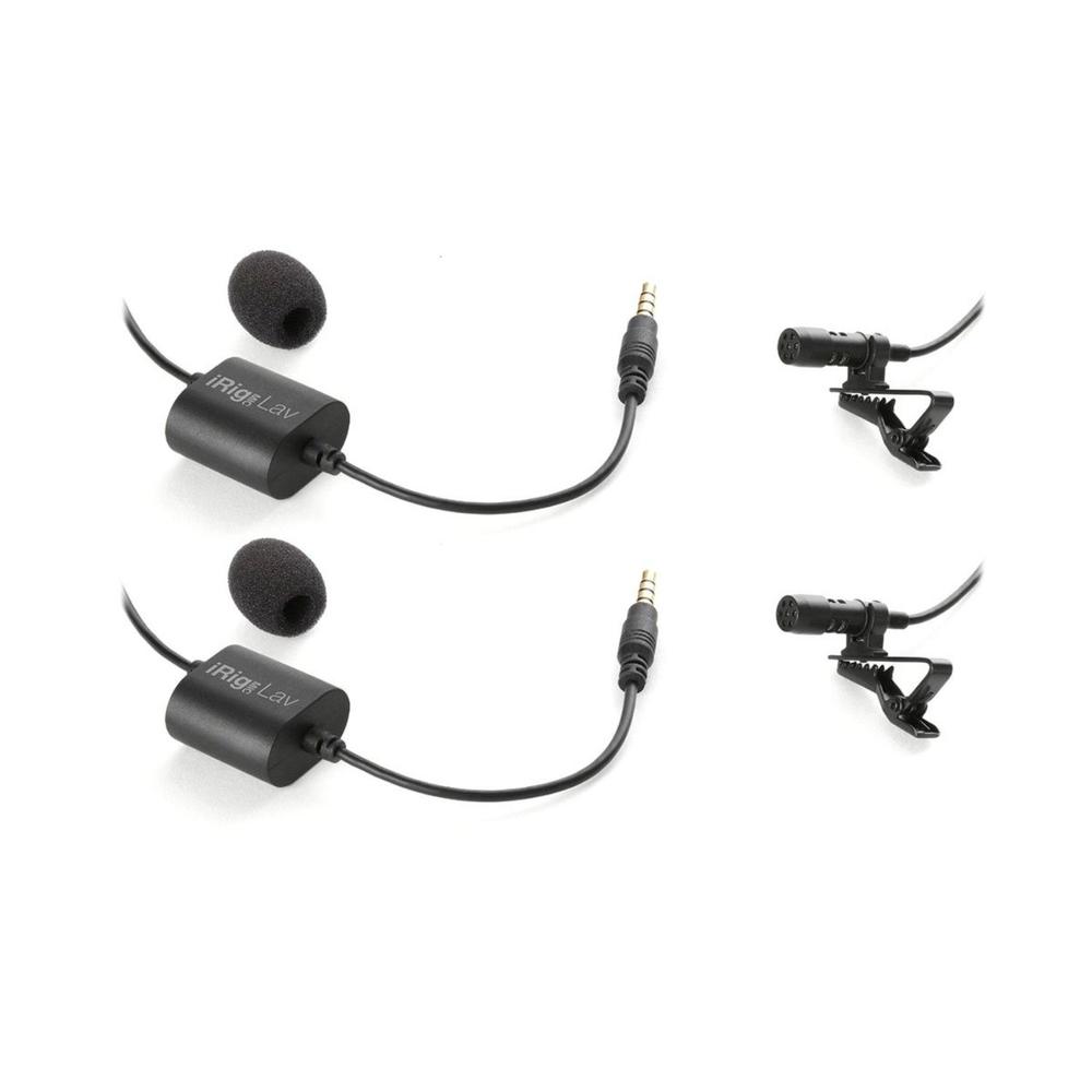 Foto 3 pulgar | Paquete Micrófonos Lavalier IK MULTIMEDIA IRIG MIC LAV 2P Color Negro para Dispositivos Móviles
