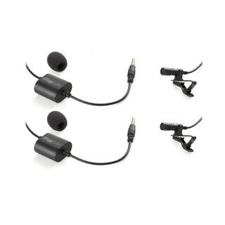 Foto 2 | Paquete Micrófonos Lavalier IK MULTIMEDIA IRIG MIC LAV 2P Color Negro para Dispositivos Móviles