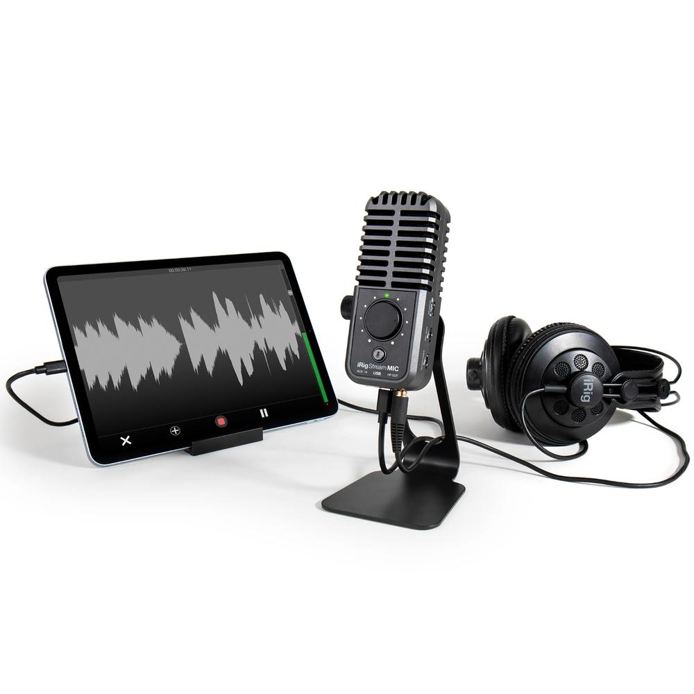 Foto 4 pulgar | Micrófono Multipatrón con Interface de Audio Integrada Ik Multimedia Irig Stream Mic Usb Plateado Portátil