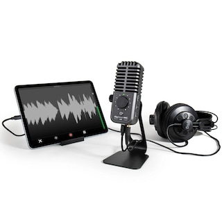 Foto 3 | Micrófono Multipatrón con Interface de Audio Integrada Ik Multimedia Irig Stream Mic Usb Plateado Portátil
