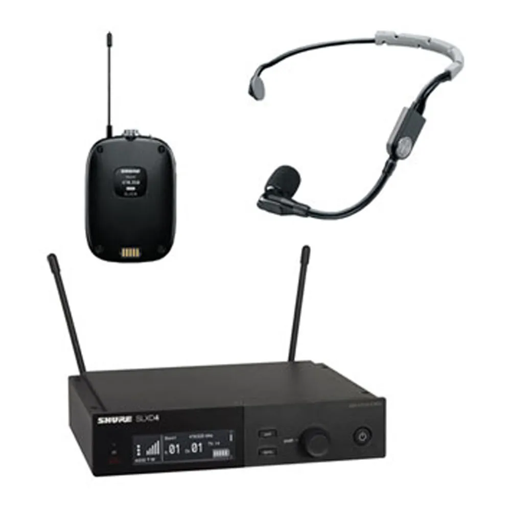 Micrófono Inalámbrico Diadema Shure Slxd14-sm35-g58 color Negro