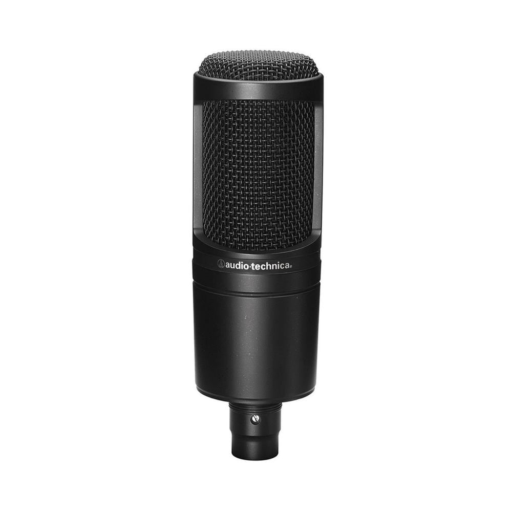 Micrófono de condensador cardioide audio Technica AT2020 Color Negro salida XLR $2,030