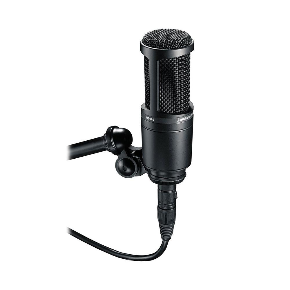Foto 2 | Micrófono de condensador cardioide audio Technica AT2020 Color Negro salida XLR