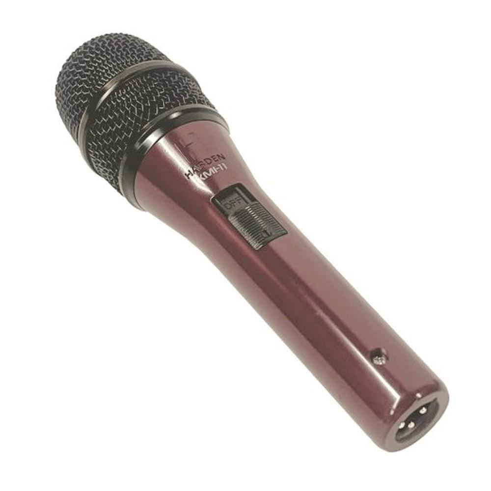 Microfono Profesional Alambrico Color Vino Kmi 11