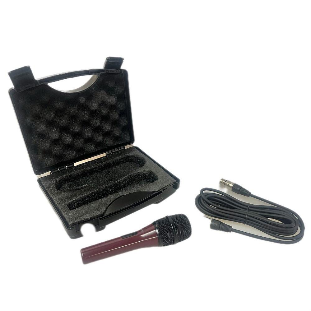 Foto 4 pulgar | Microfono Profesional Alambrico Color Vino Kmi 11
