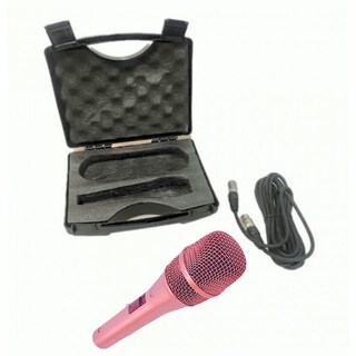 Foto 3 | Microfono Rosado Profesional Alambrico Kmi 12