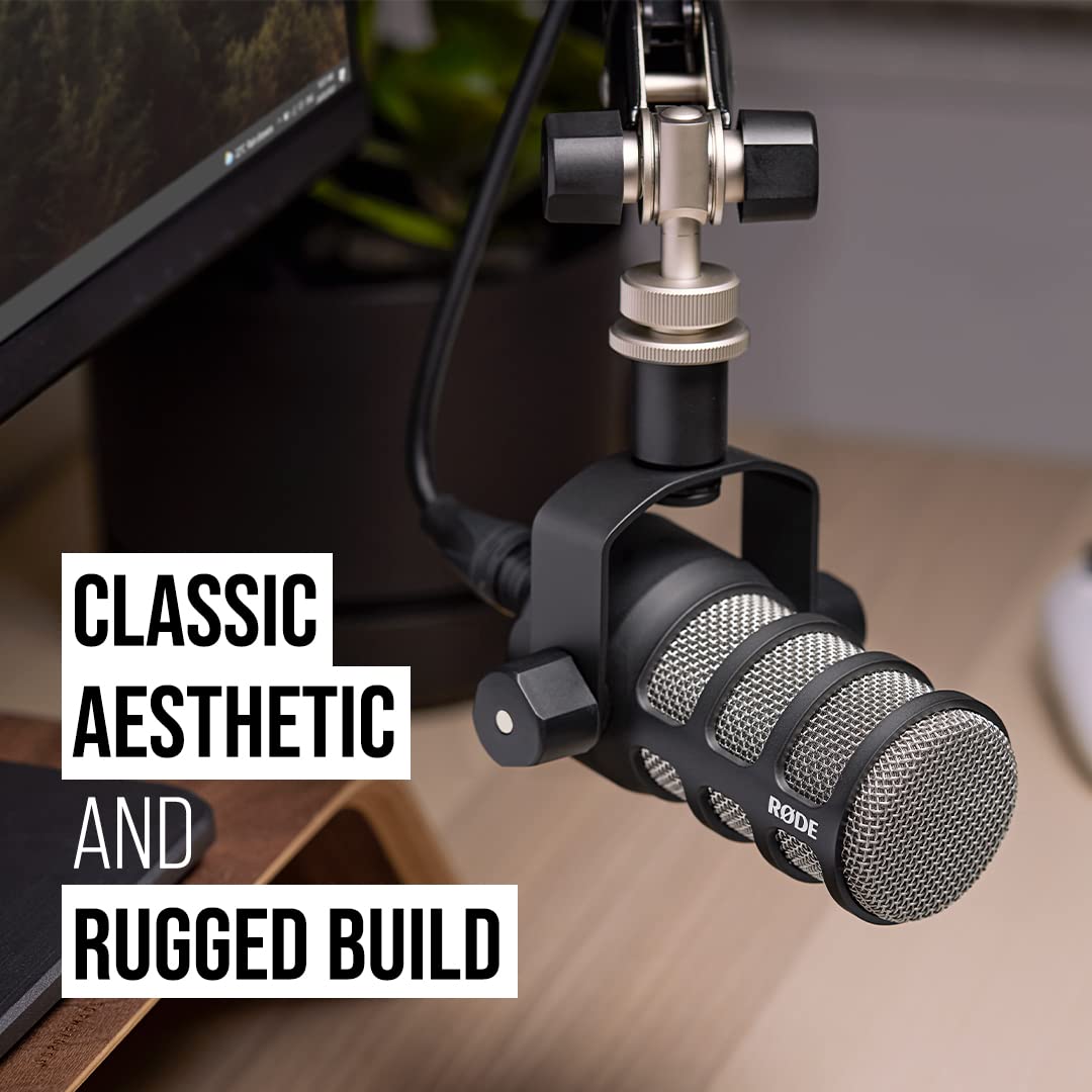 Foto 4 pulgar | Micrófono Rode Podmic Cardioid Dynamic Broadcast Negro - Venta Internacional.