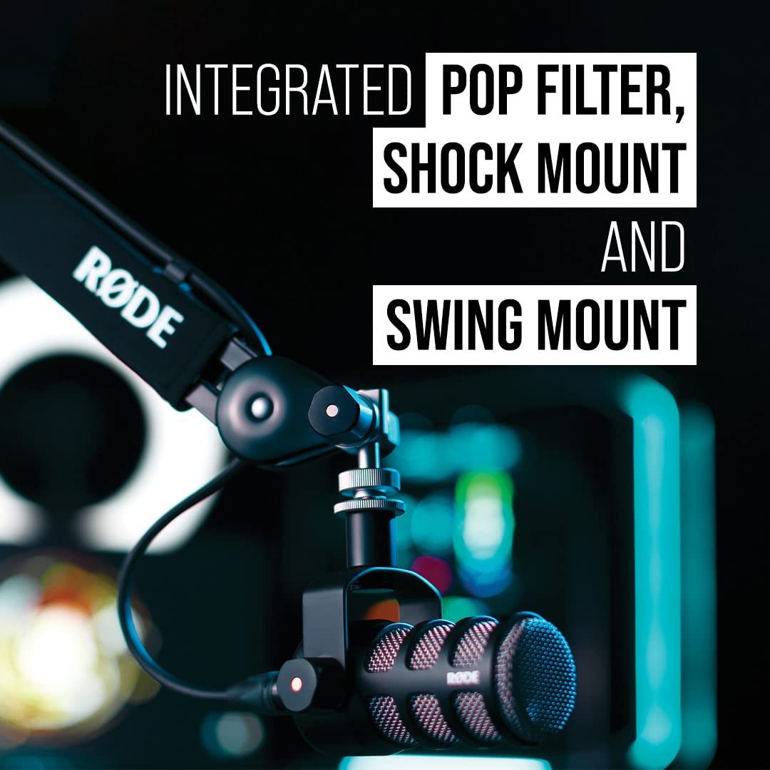 Foto 5 pulgar | Micrófono Rode Podmic Cardioid Dynamic Broadcast Negro - Venta Internacional.