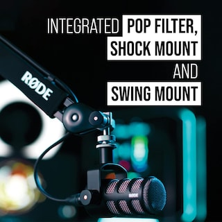 Foto 4 | Micrófono Rode Podmic Cardioid Dynamic Broadcast Negro - Venta Internacional.