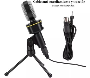 Foto 4 | Micrófono Condensador 930b Brandtrendy Semiprofesional Para Pc Y Móviles Con Tripié, Color Oscuro