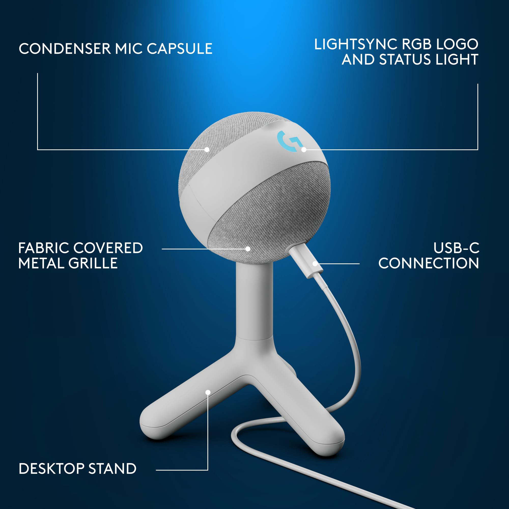 Foto 6 pulgar | Micrófono Logitech G Yeti Orb Condenser Rgb Gaming Usb - Venta Internacional.
