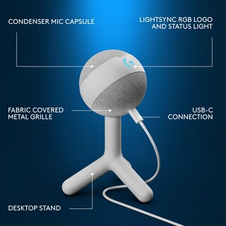 Foto 5 | Micrófono Logitech G Yeti Orb Condenser Rgb Gaming Usb - Venta Internacional.