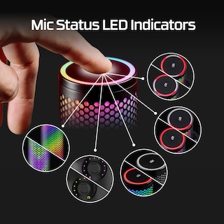 Foto 5 | Micrófono Usb Hyperx Quadcast 2 S Con Iluminación Rgb Negro - Venta Internacional.
