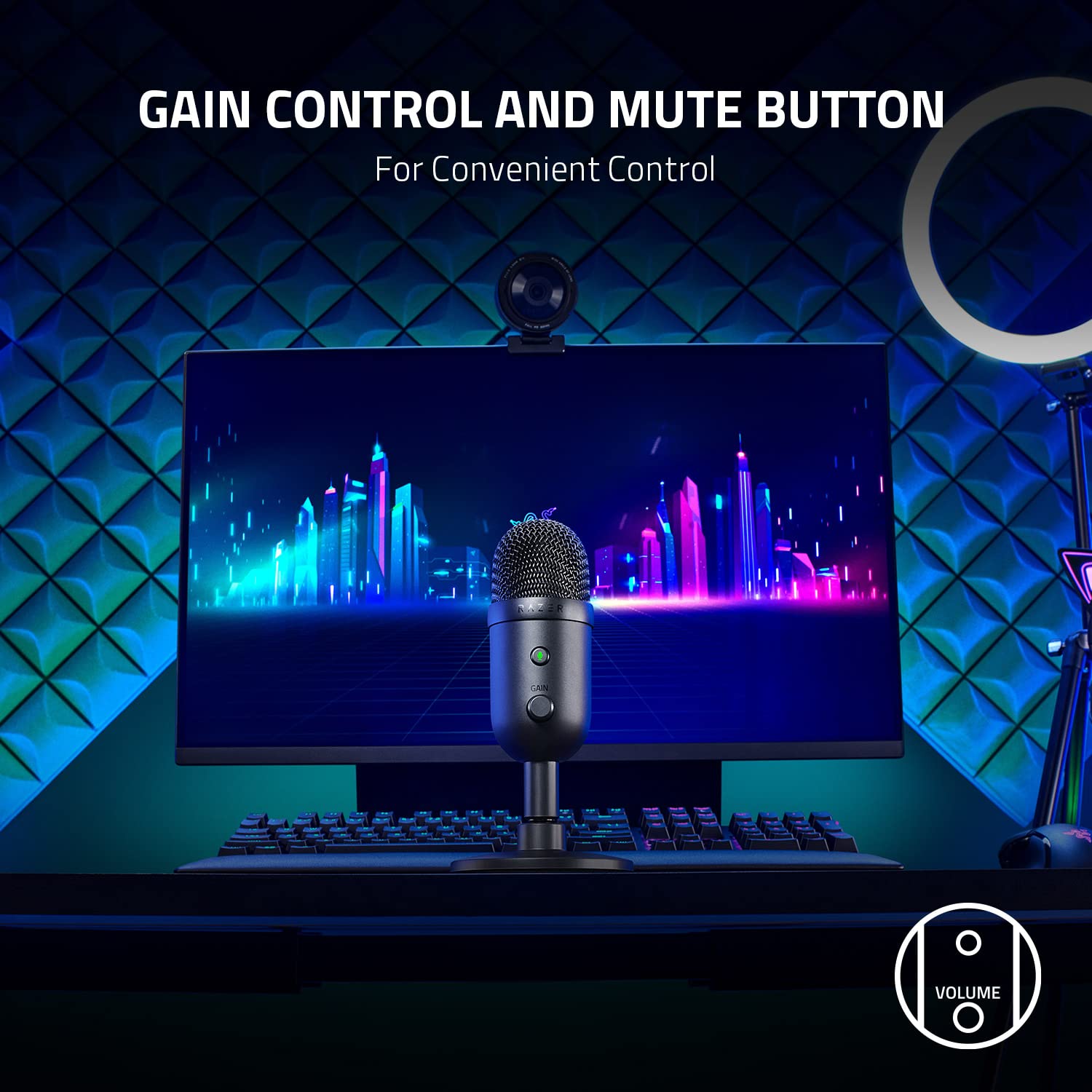 Foto 7 | Micrófono De Condensador Razer Seiren V2 X Usb Para Pc En Streaming - Venta Internacional.