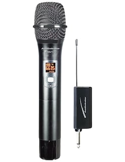 Foto 1 | Micrófono Inalámbrico Audiobahn Profesional Uhf Amu170