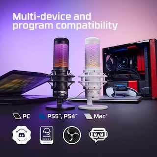 Foto 4 | Micrófono Hyperx Quadcast S Usb Condensador Rgb Para Pc/ps5/mac - Venta Internacional.