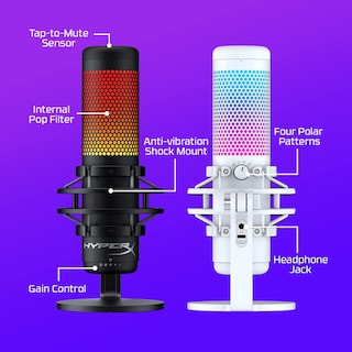 Foto 5 | Micrófono Hyperx Quadcast S Usb Condensador Rgb Para Pc/ps5/mac - Venta Internacional.