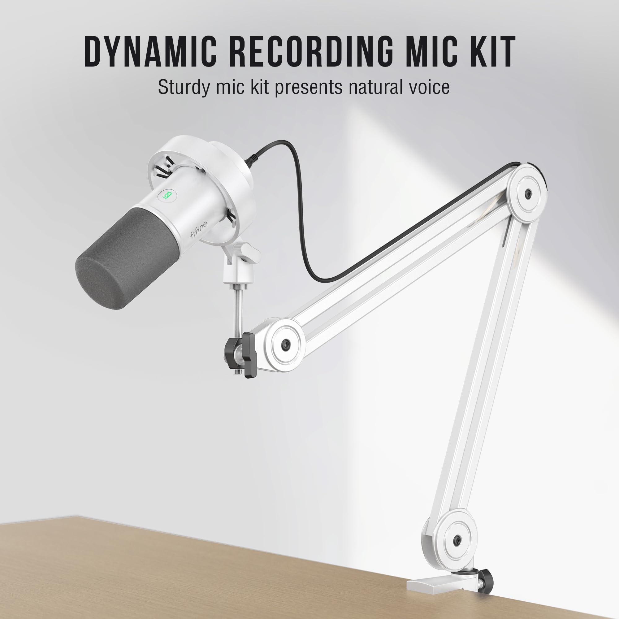 Foto 2 | Micrófono Para Podcast Fifine Xlr/usb Micrófono Vocal Dinámico De Estudio - Venta Internacional.