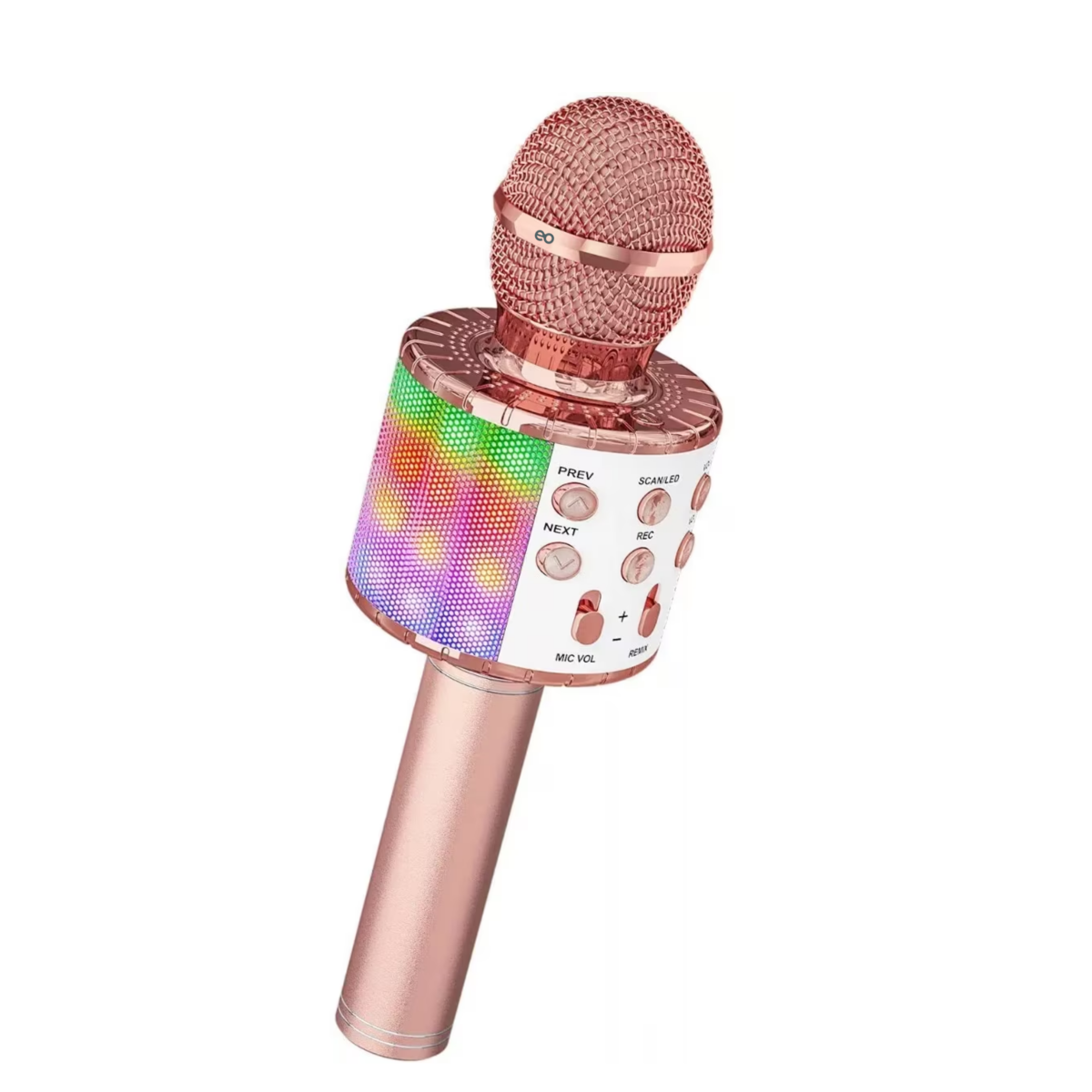 Foto 1 | Micrófono de Karaoke Inalámbrico Bluetooth 4 en 1 con Bocina Rosa ESI-4205-1