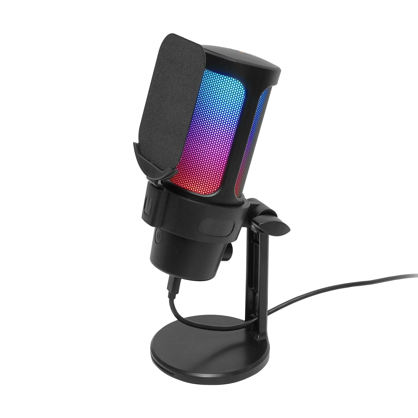Micrófono Usb Para Juegos Vcom Pd100x Con Soporte, Filtro Pop Y Rgb - Venta Internacional.