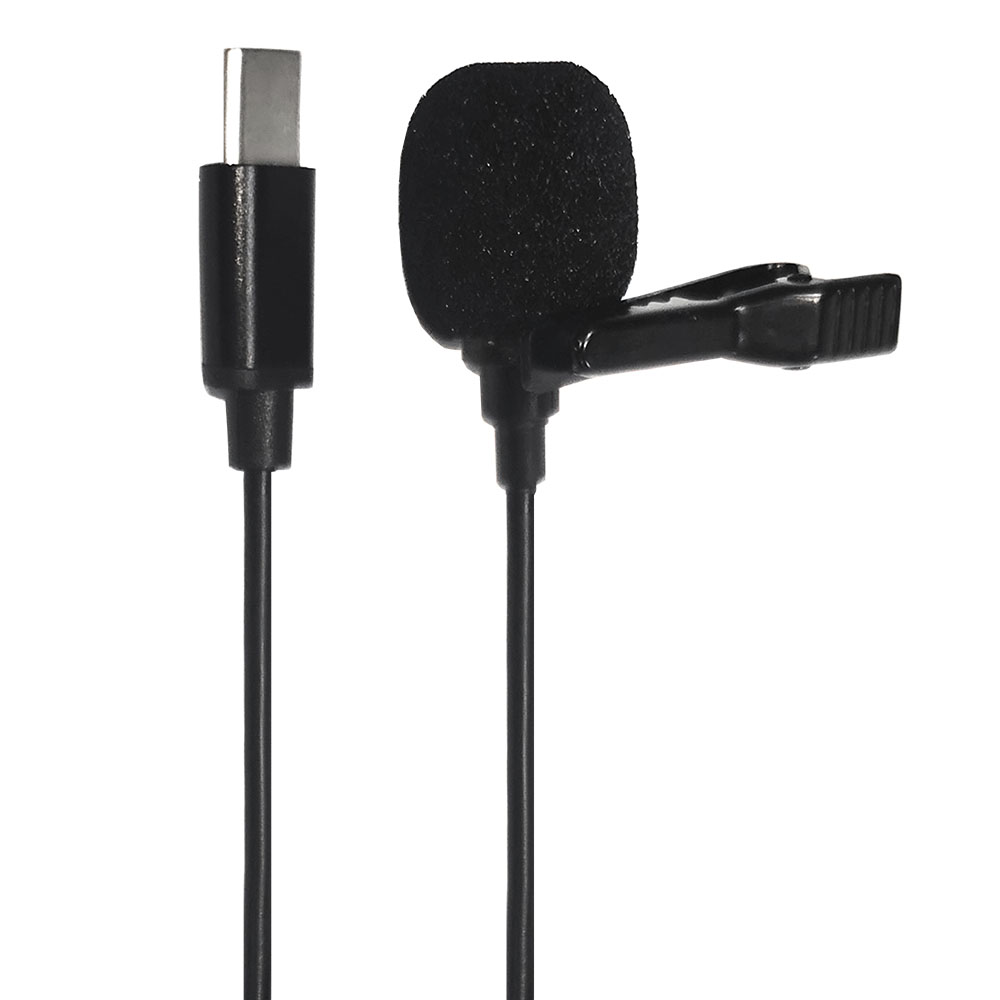 Fussion Acustic Microfono Alambrico Lavalier Hd, 1.5m, Solapa De Seguridad, Cancelación De Ruido, Grabación Pr