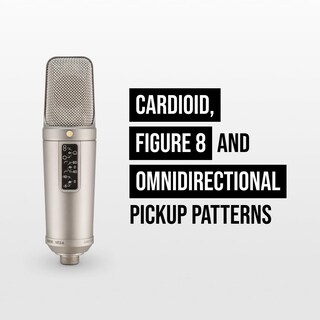 Foto 4 | Micrófono Rode Nt2-a Studio Solution Con Cable Plateado - Venta Internacional.