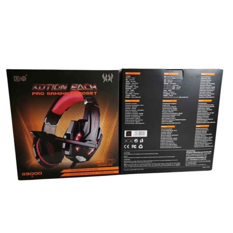 Foto 5 | Auriculares Gamer Kotion Each Pro G9000 Con Micrófono Y Ruido - Venta Internacional.
