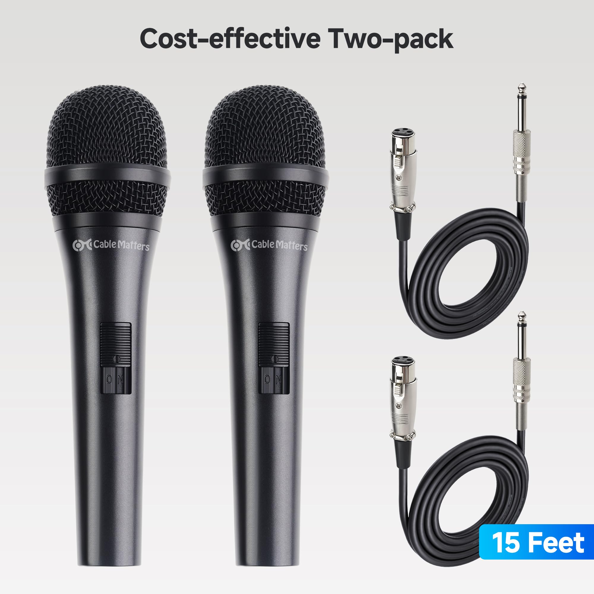 Foto 7 | Cable Matters Cardioid Dynamic Para Micrófono Vocal, Paquete De 2 - Venta Internacional.