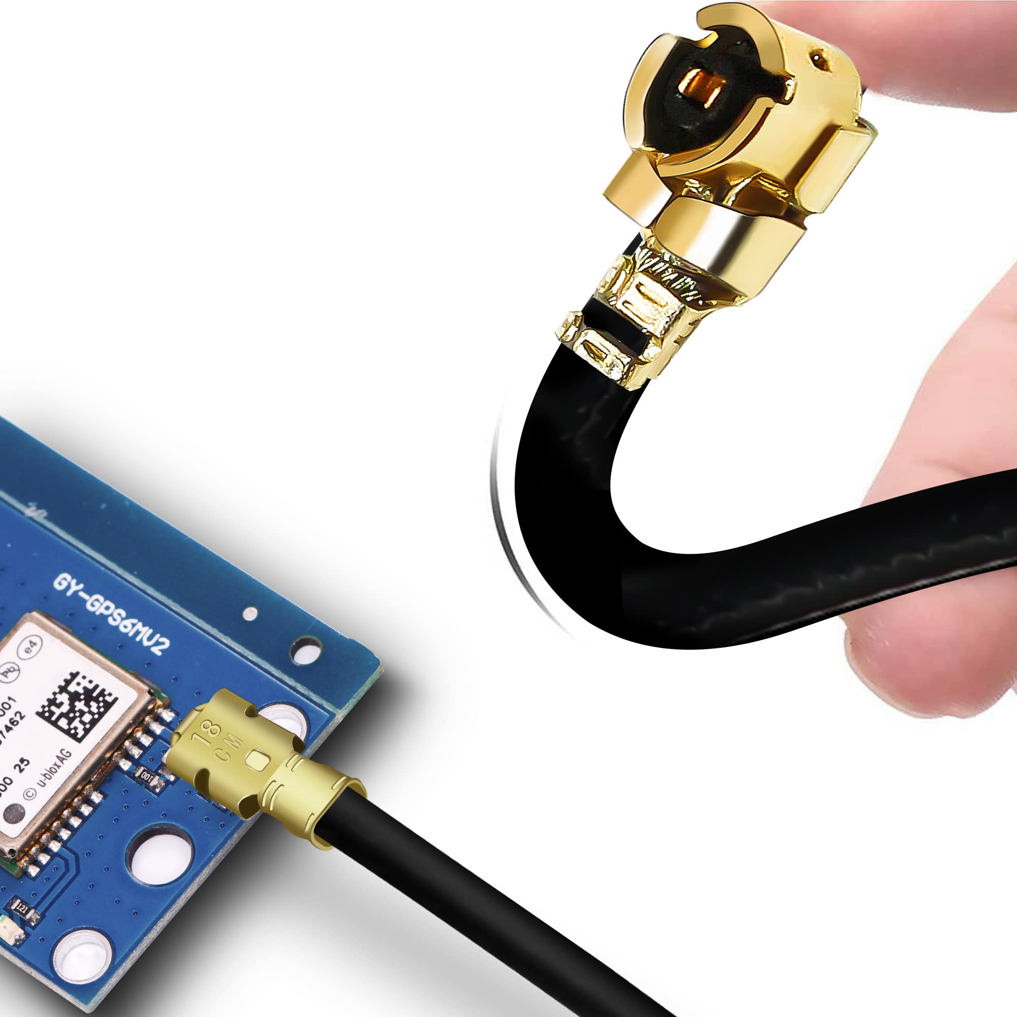 Foto 5 | Cable Coaxial Tuolnk Sma Hembra A U.fl Ipex-1 De 30 Cm, Paquete De 5 - Venta Internacional.