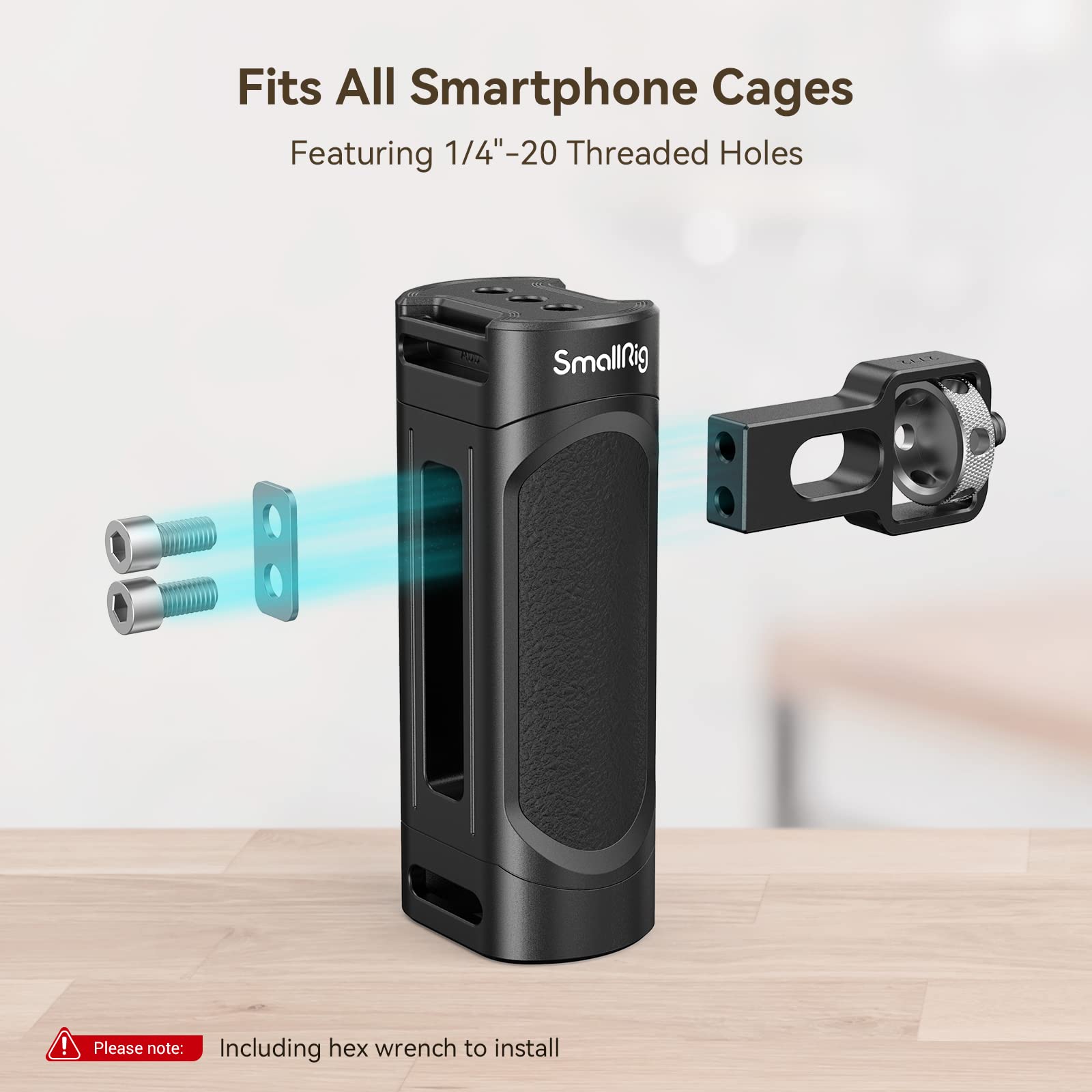 Foto 4 | Funda Para Teléfono Smallrig Universal Con Asas Para Iphone Y Android - Venta Internacional.