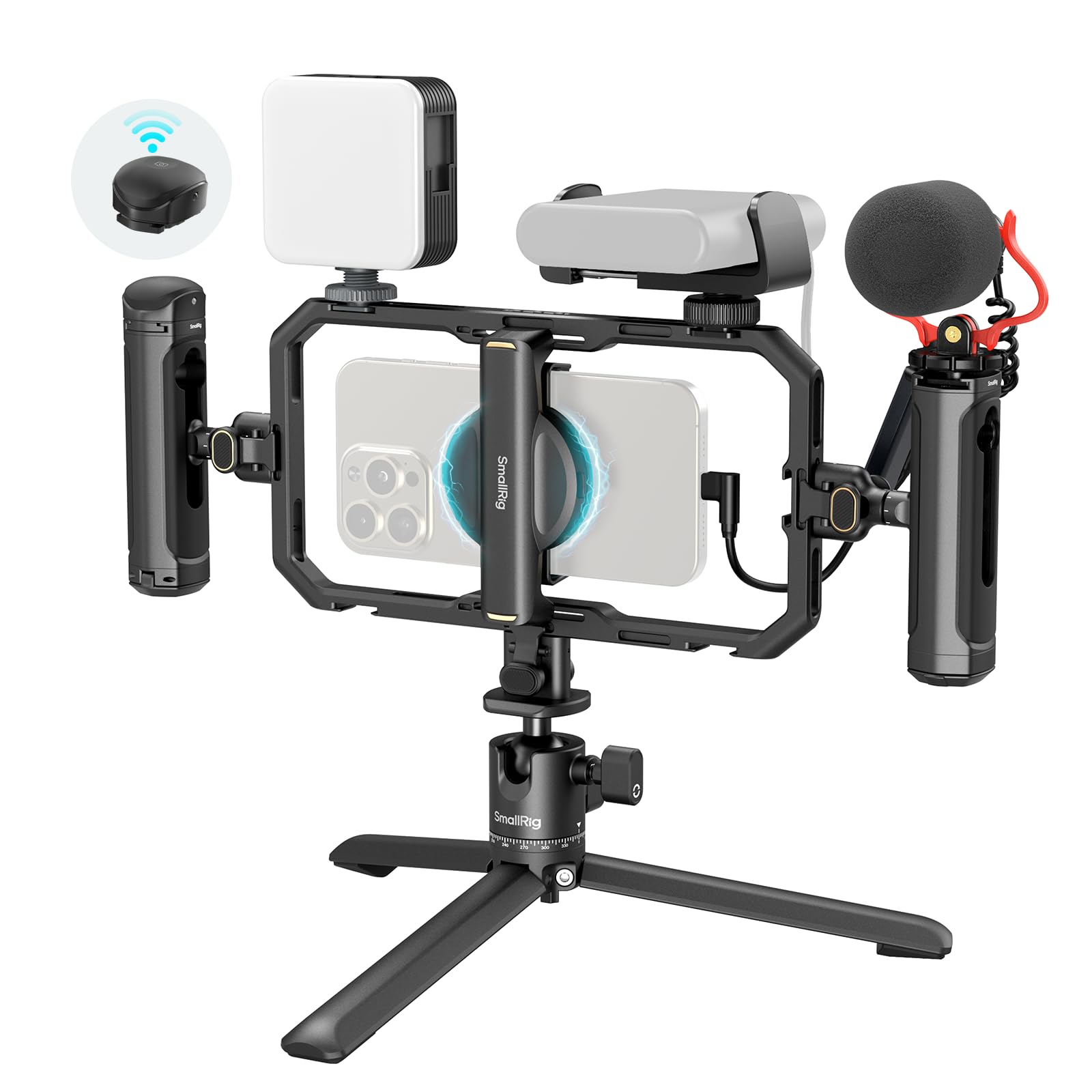 Foto 2 pulgar | Kit De Equipo De Vídeo Smallrig Todo En Uno Universal Con Led Y Micrófono - Venta Internacional.