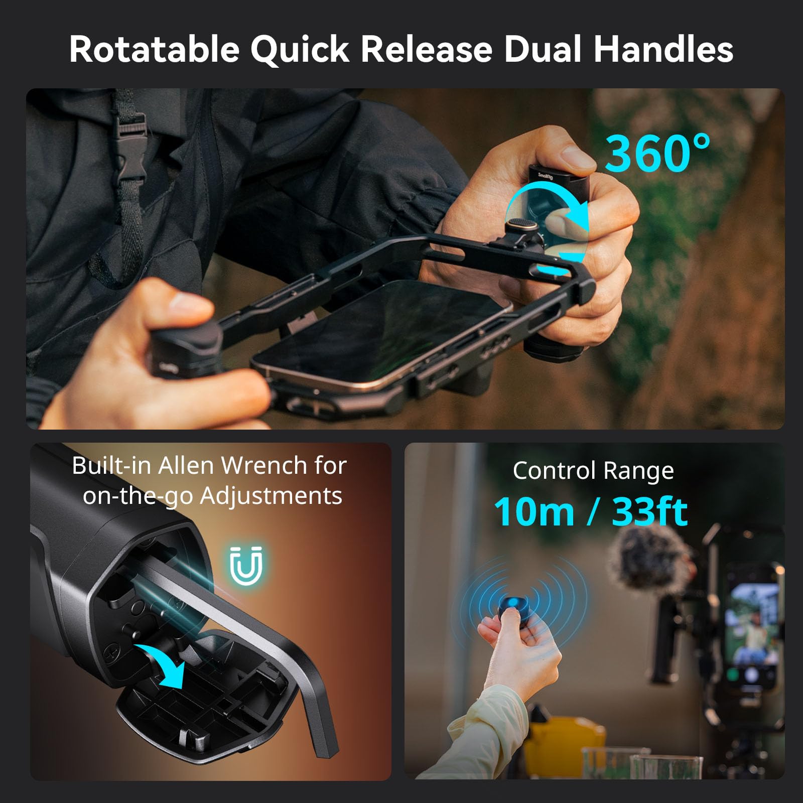 Foto 5 pulgar | Kit De Equipo De Vídeo Smallrig Todo En Uno Universal Con Led Y Micrófono - Venta Internacional.