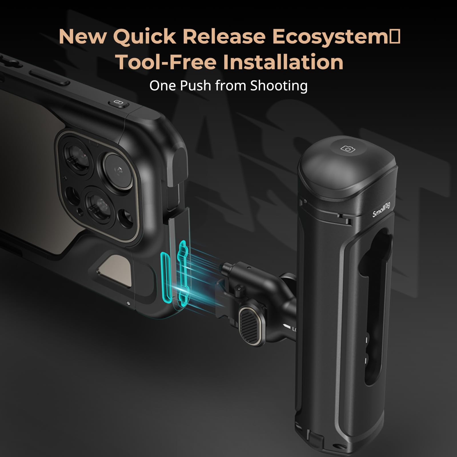 Foto 5 pulgar | Kit De Soporte De Vídeo Móvil Smallrig Para Iphone 15 Pro - Venta Internacional.