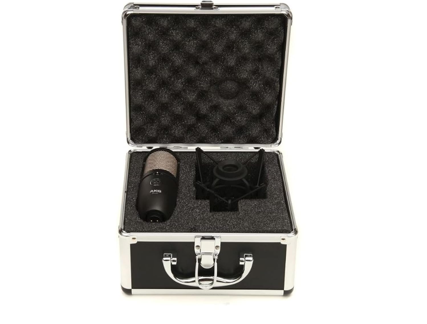 Foto 2 | Micrófono De Condensador Akg Pro Audio Xlr 165 Mm De Largo, Plateado, Azul - Venta Internacional.