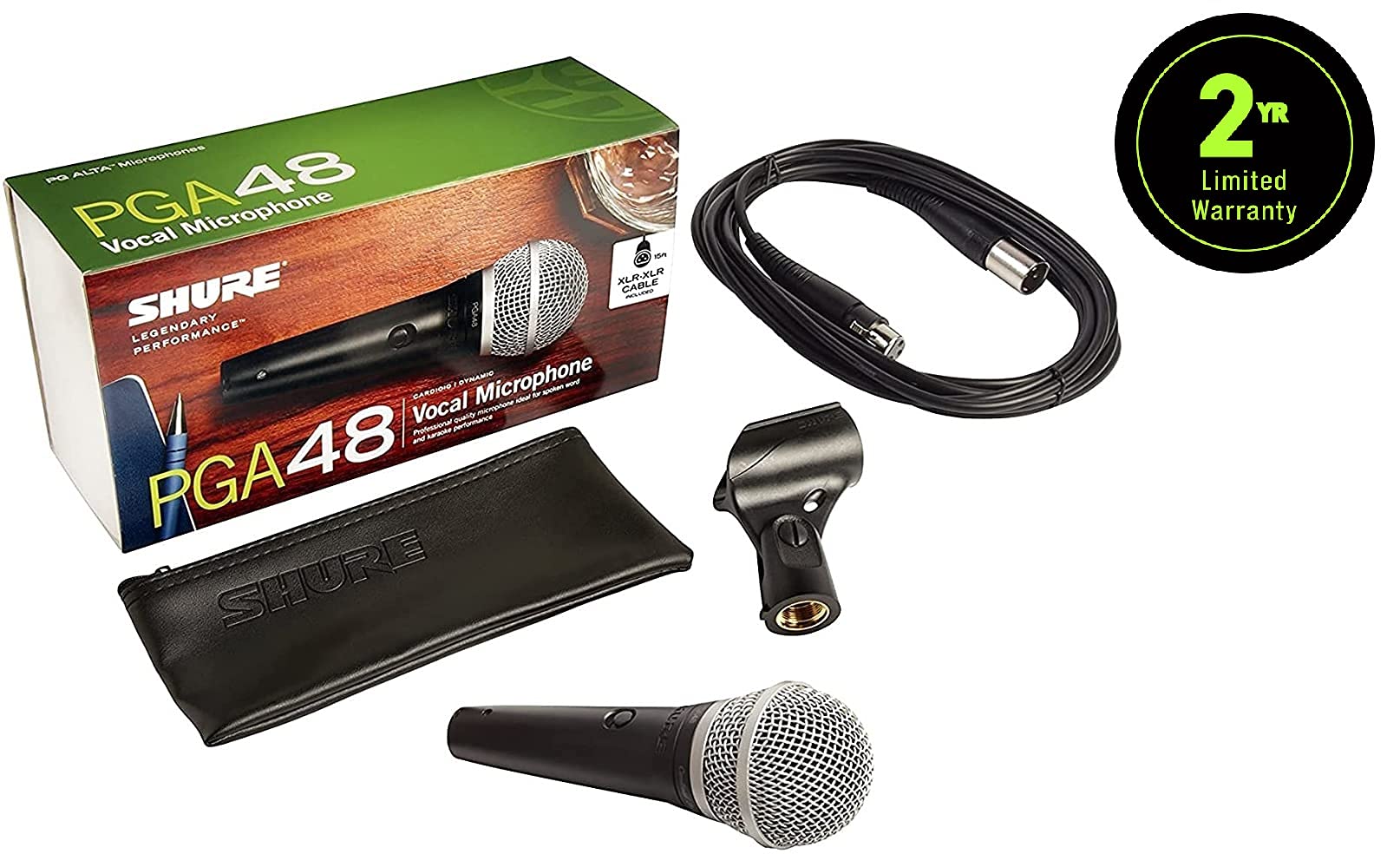 Foto 3 pulgar | Micrófono Dinámico Portátil Shure Pga48 Para Voces Con Cable - Venta Internacional.